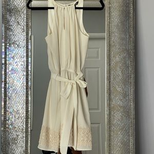 Cream colored dress from from Express